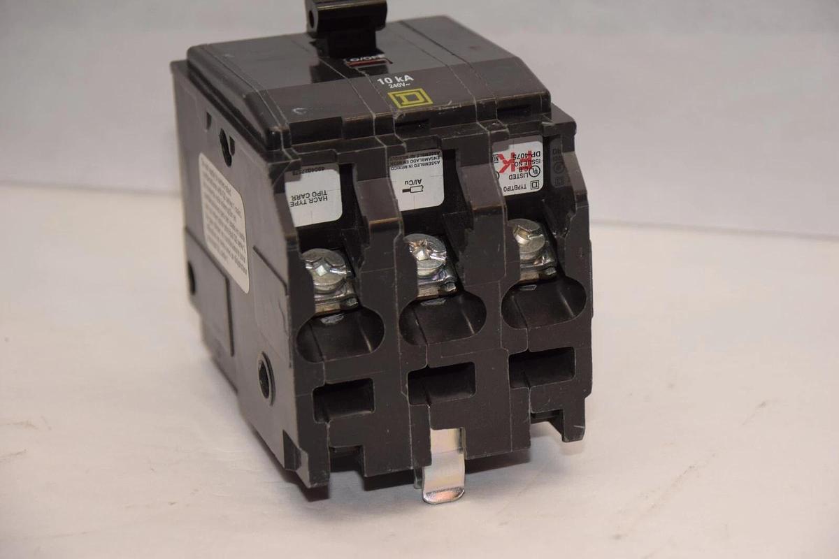 Square D Breaker DP-4075 HACR QOB 30A 30 Amp 3 Pole 3P 240v (New - old stock)
