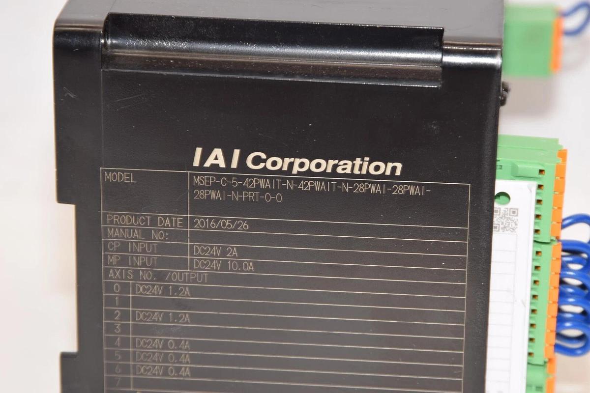Used IAI CORP.  MSEP-C-5-42PWAIT-N-42PWAIT-N-28PWAI-28PWAI-28PWAI-N-PRT-0- Controller