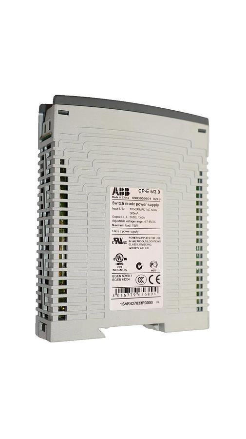 Used ABB  CP-E 5/3.0 , CPE5/3.0 100-240Vac 500mA Class 2 Power Supply Module