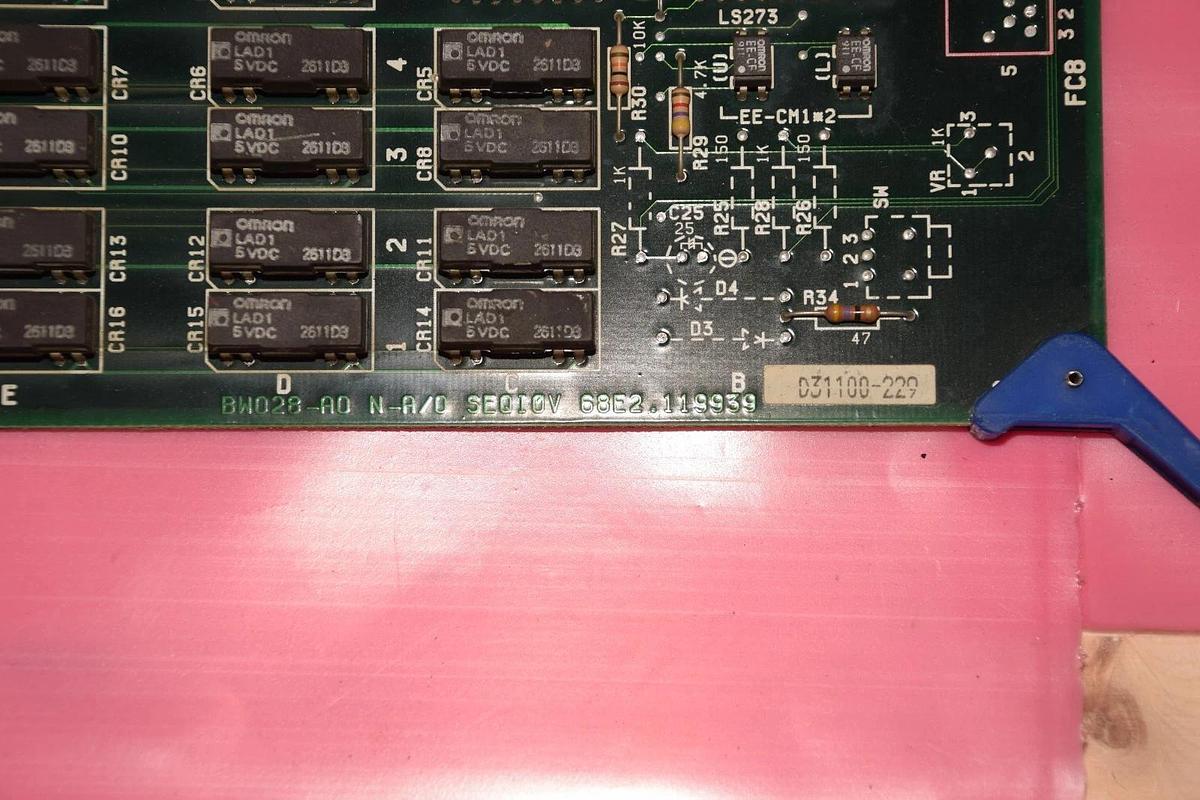 Used HITACHI BW028-A0 N-A/0 BW028A0NA/0 SEQI0V 68E2.119939 CIRCUIT BOARD
