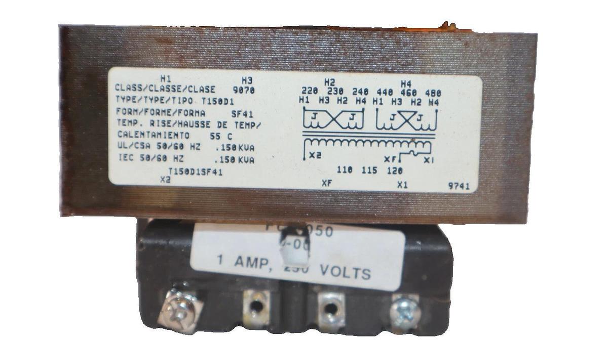 Used SQUARE D 9070T150D1 9070 T150D1 1A 250V Coil .150kva .150 kva Transformer