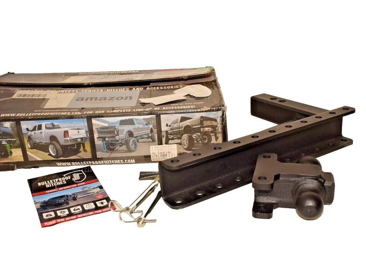BulletProof Hitches Hitch  2.5" Heavy Duty 22,000lb 16" Drop/Rise Steel (NOS)