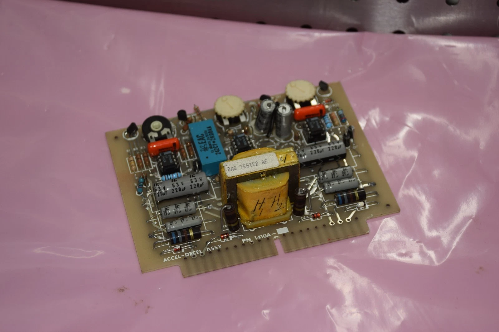 Used SABINA ELECTRIC Accel Decel drive card ASSY 1410A ACCEL/DECEL BD 1410 A