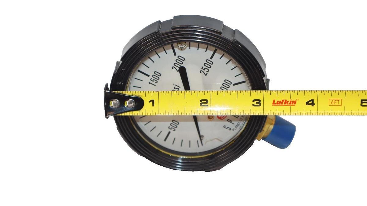 Span 02-0359-D 0-3000psi Pressure Gauge (New)