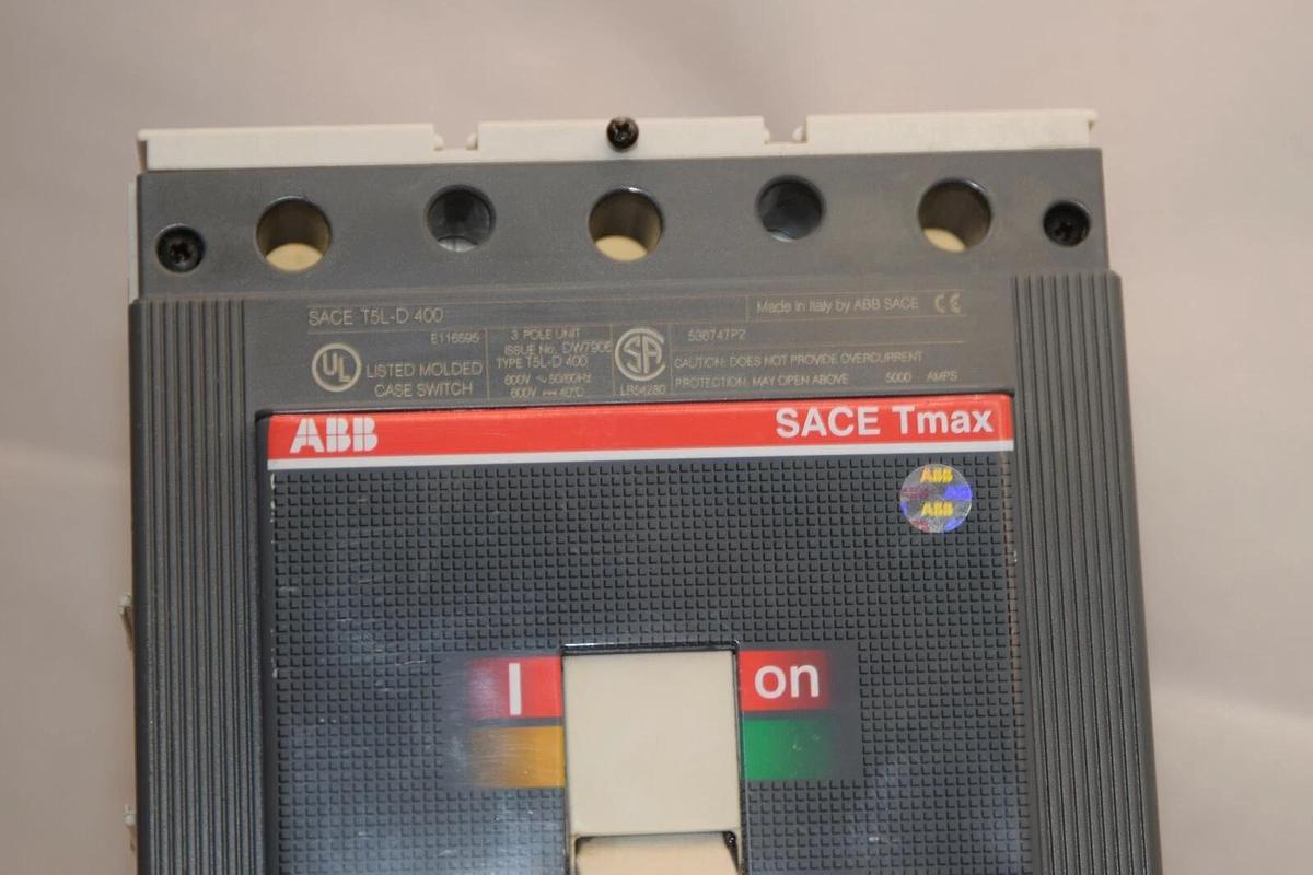 (New)  ABB SACE TMAX T5 L-D 400 T5L-D400 3P Circuit Breaker