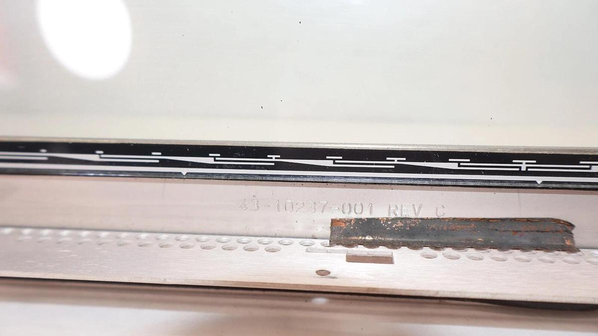 Used COMARK 43-10250-001 Rev B , 43-10237-001 17" Touchscreen Cover Only