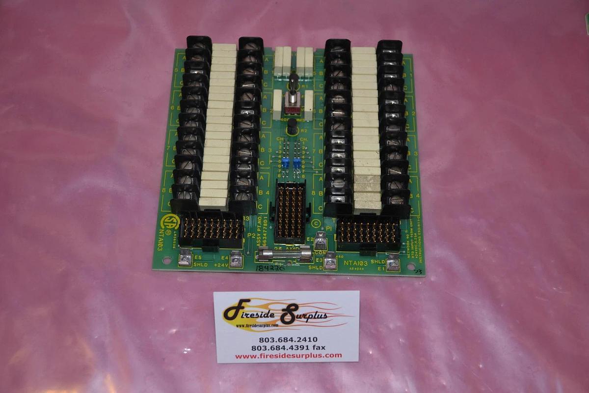 Used Bailey NTAI03 RTD Input Term Termination Unit Network 90