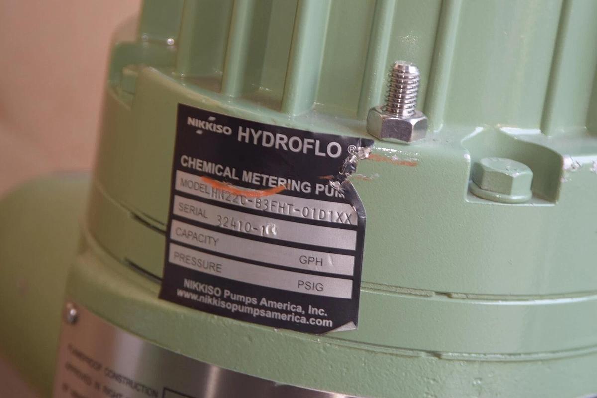 Nikkiso Non-Seal Pump  PWP1B/HPWP1 HN22C-B2 Head: 50m 3.6kw 460v 200 l/min (NEW)