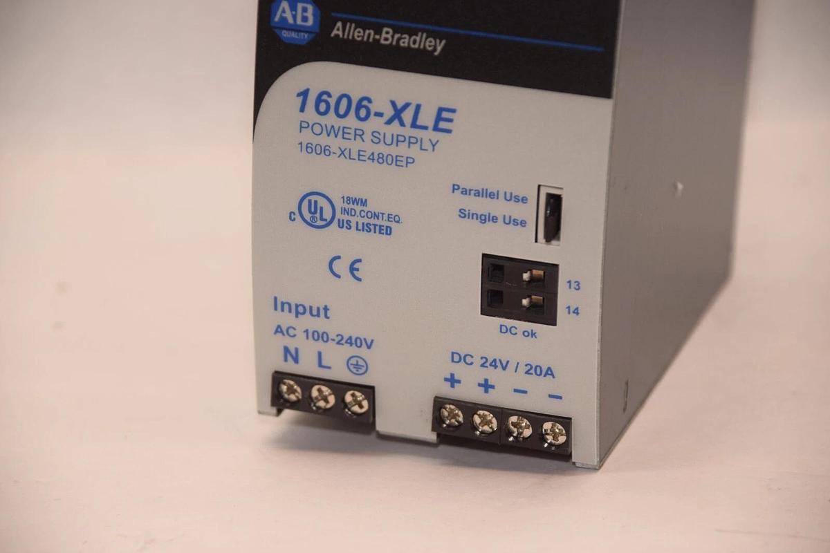 Used ALLEN BRADLEY 1606-XLE480EP Series A Power Supply