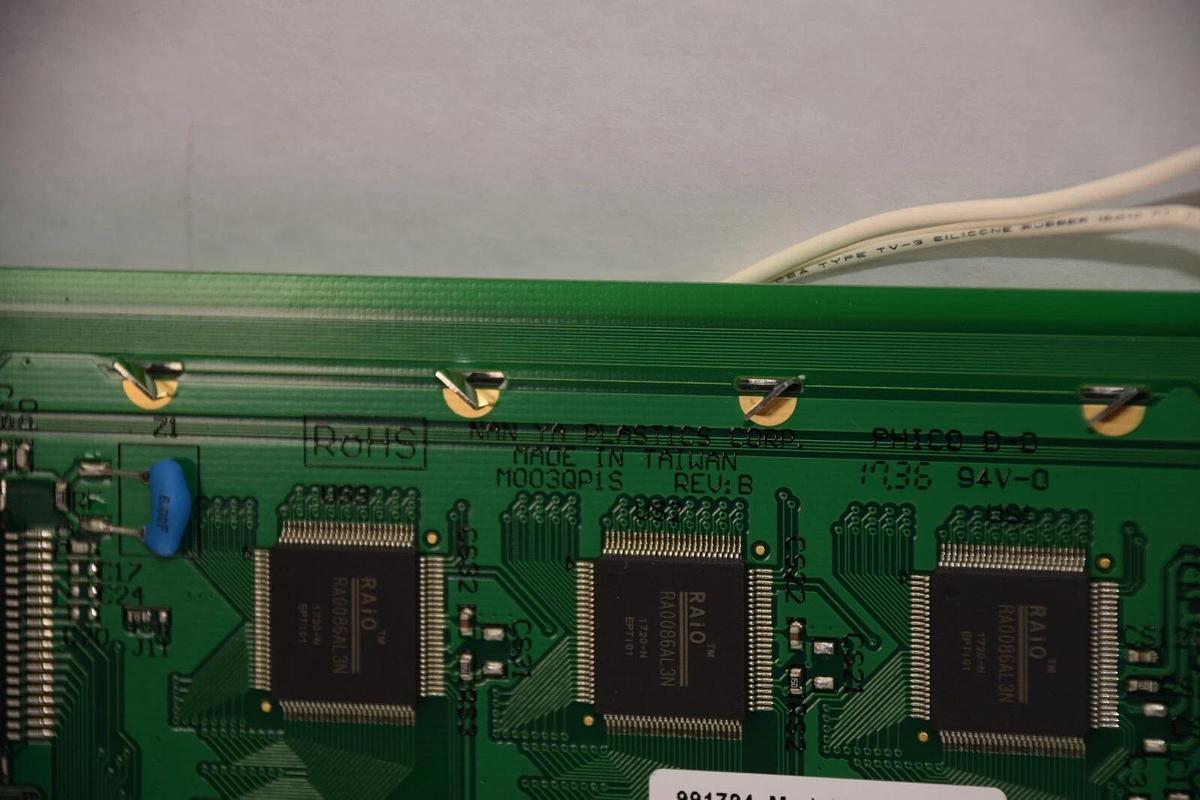 Used NAN YA PLASTICS CORP. M003QP1S Rev  B Screen Display