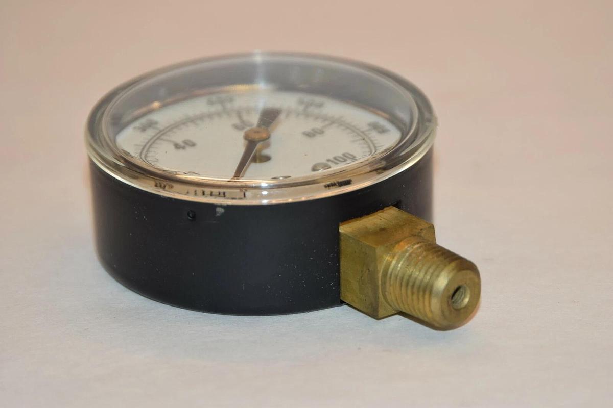 NEW MARSHALL TOWN G14493 0-100psi 2.5" FACE 1/4" NPT PRESSURE GAUGE