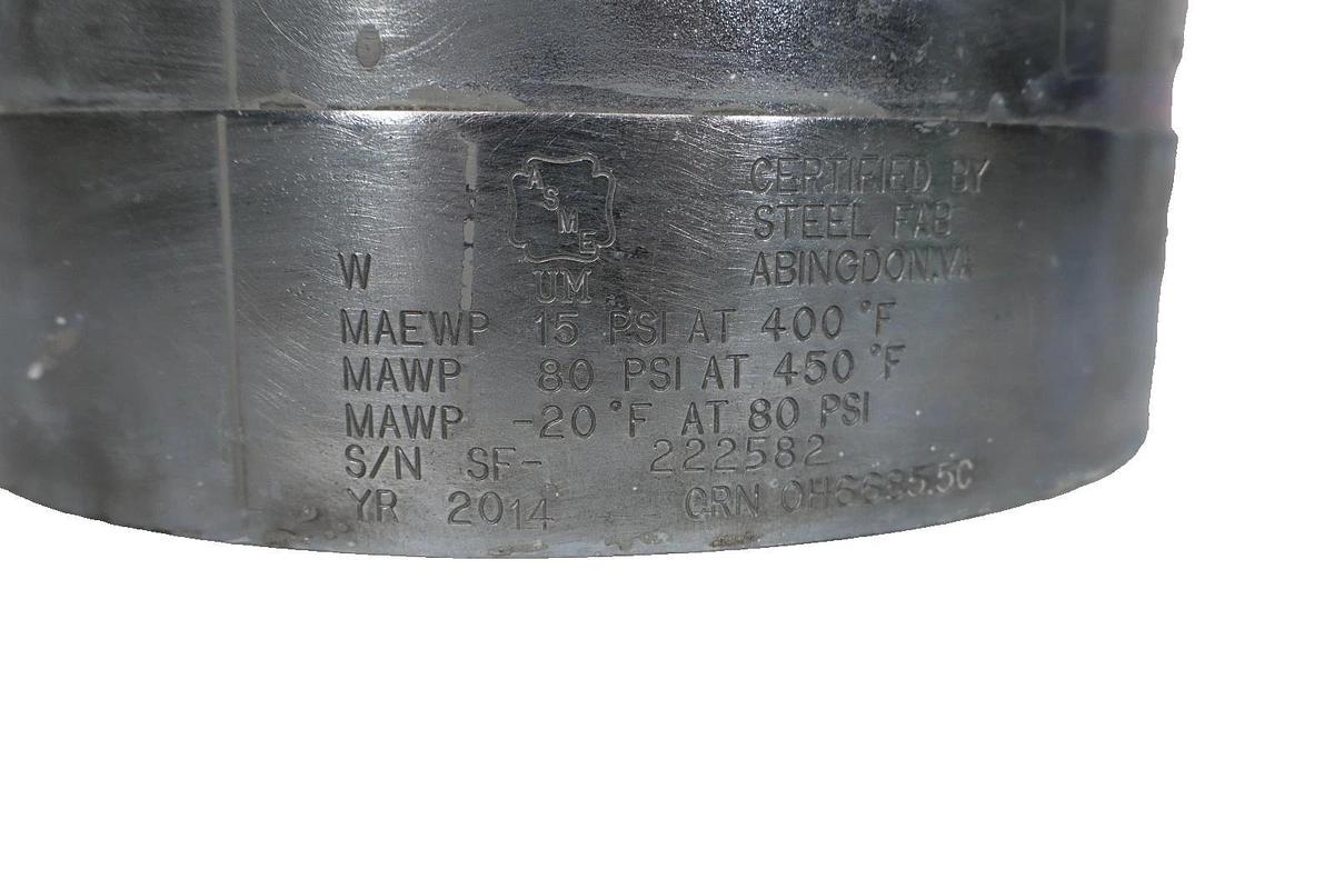 Used Binks 2.8 Gallon Paint Pot Stainless Pressure Paint Pot CRN OH6685.5C