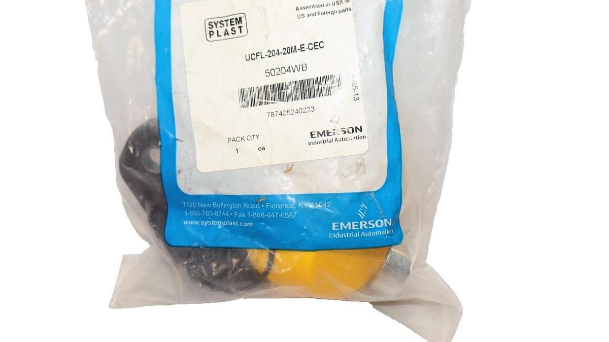 (NEW) EMERSON UCFL-204-20M-E-CEC UCFL20420MECEC 2-Bolt Flange Bearing