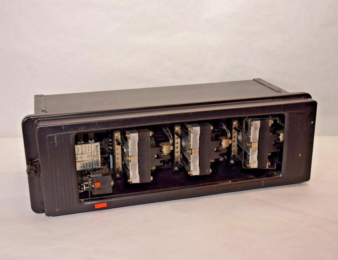 Used Westinghouse KC-4 KC4 Relay 293B004A13 2-8a 60cy 48-125vdc  *NO GLASS, SEE PICS*