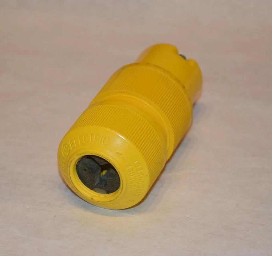 GE GENERAL ELECTRIC LOCKING PLUG L20 30A 347/600V 3 PHASE (NOS)