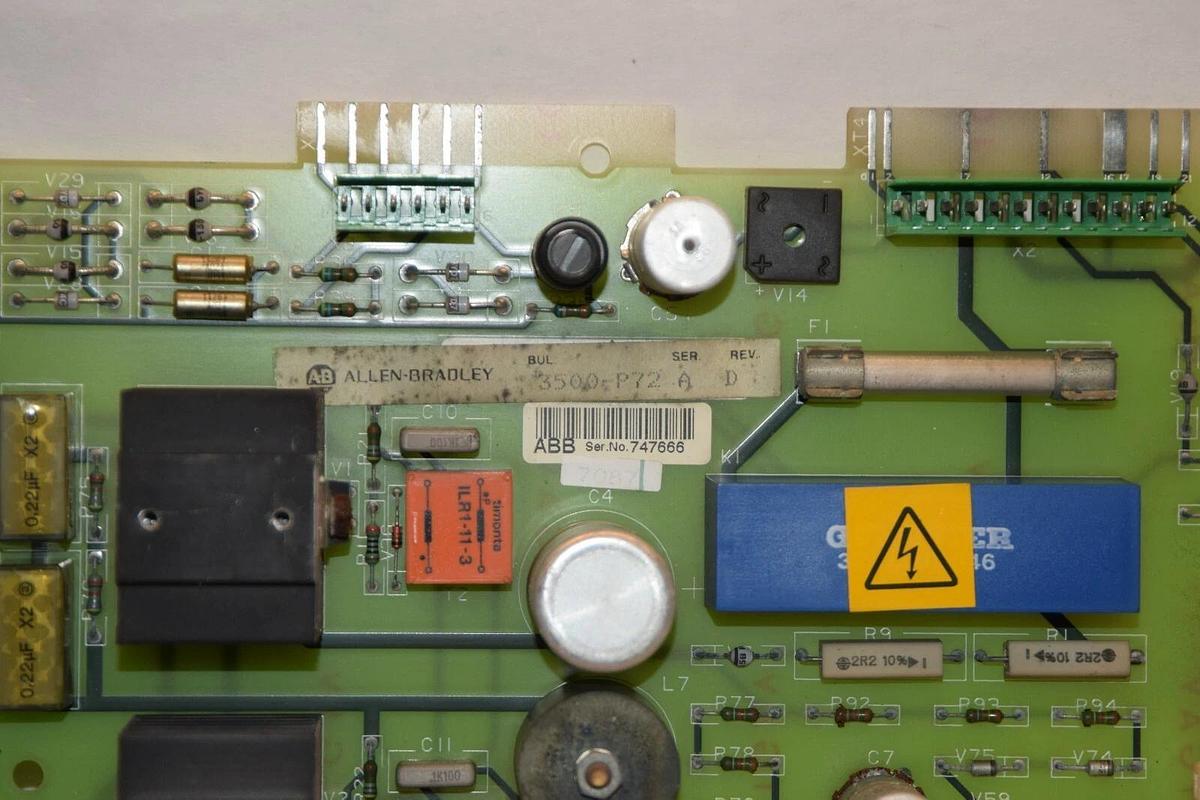Used ALLEN BRADLEY 3500 P72 PWR SUPPLY, 3500-P72 A D  SAFT 172