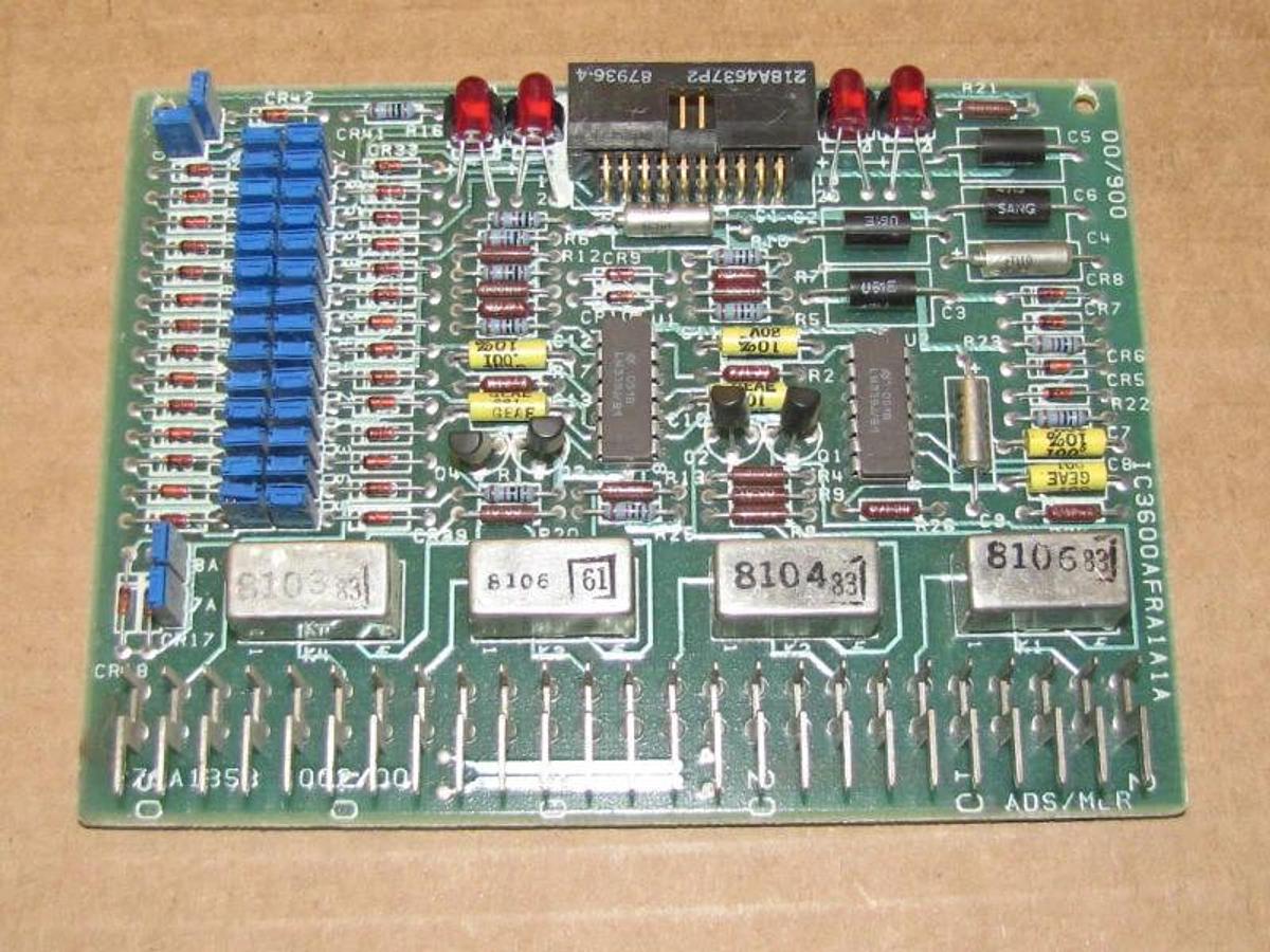 Used GENERAL ELECTRIC GE CIRCUIT BOARD IC3600AFRA1A1A 00/900  IC3600