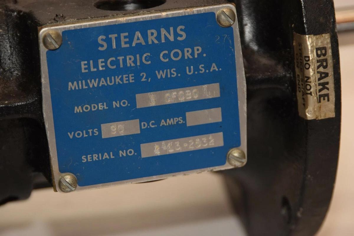 (NEW) STEARNS ELECTRIC CORP. 3 CFCBC 3CFCBC 2-13-2532 90Vdc Clutch Break