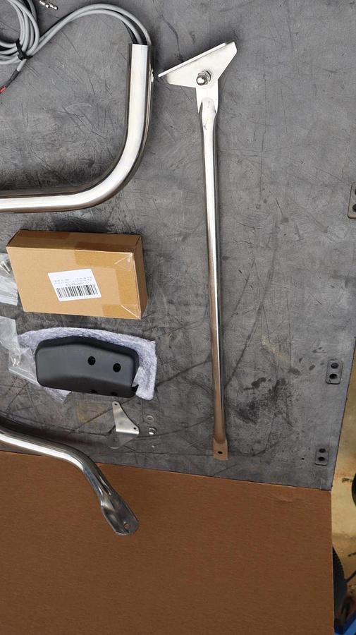 Right Hand Semi Truck Wired Mirror Assembly Cab Door RH Passenger Side (NEW)
