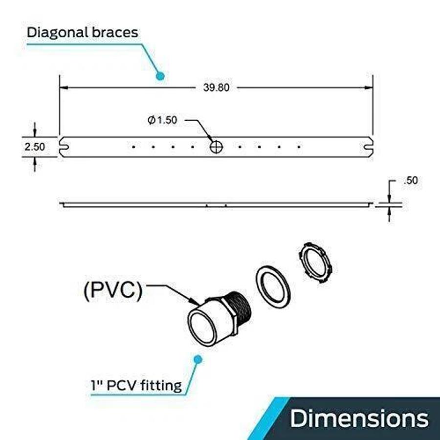 Holdrite Quick Stand 50-SWHP Ceiling Mounted Suspended Water Heater QuickStand