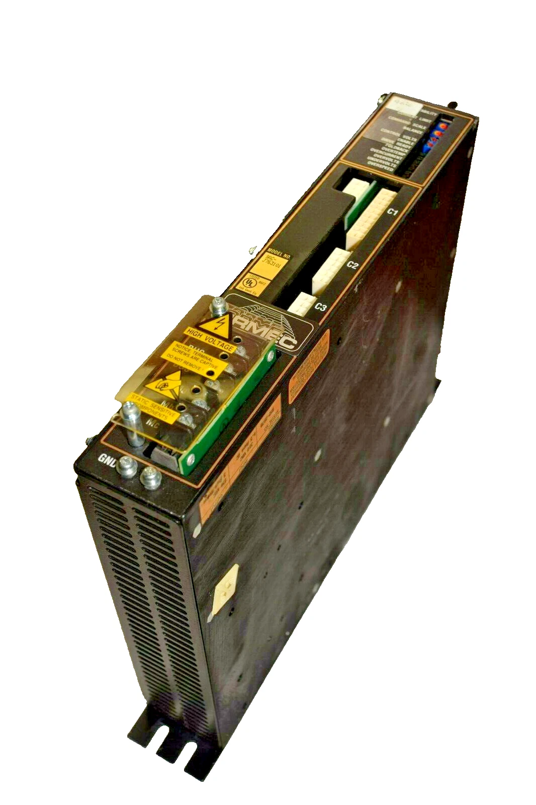 Used Ormec Servo Drive SAC-J763101 INPUT310VDC 4.5AMPS DC OUT 230VAC 3A PH