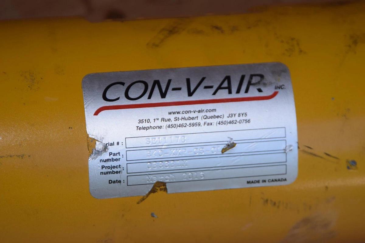 (New) Con-V-Air E40-XXP-CS-CL In Line Pneumatic Conveying Vortex Feeder