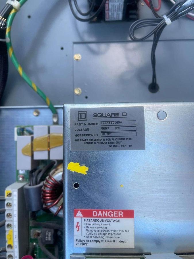 Used Square D Motor Controller Econo-Flex 8839 58EJG4VY Drive FLEX58D16N4 460v 3ph
