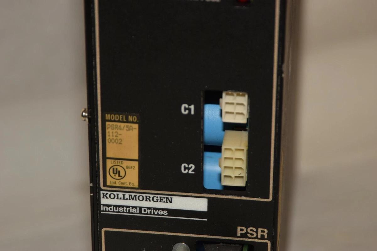 Used KOLLMORGEN PSR4/5A-112-0002 Input 115Vac Output 140Vdc Power Supply