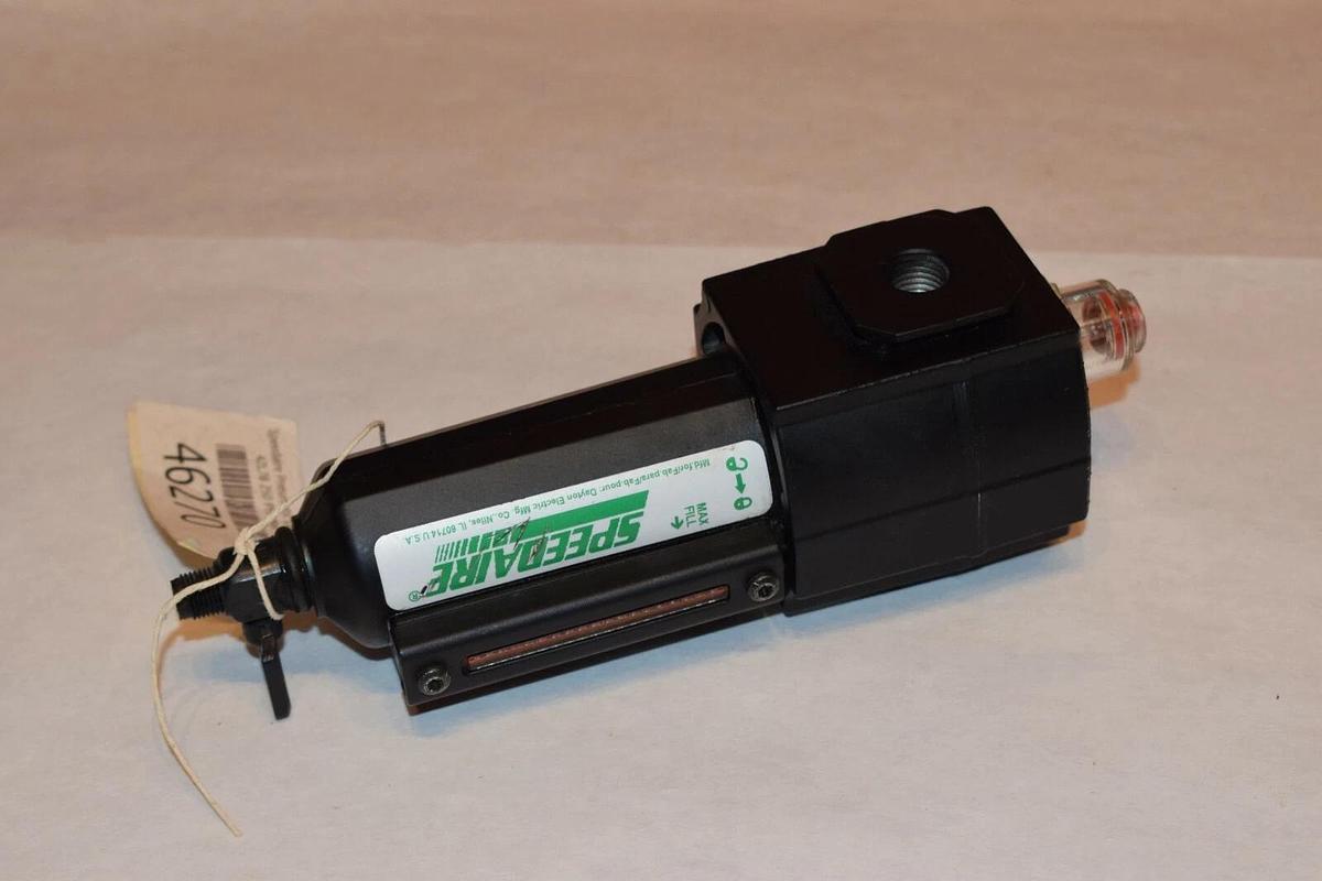 (New) SPEEDAIRE 4ZL78 250psig 17BAR AIR LINE PNEUMATIC LUBRICATOR 1/4"