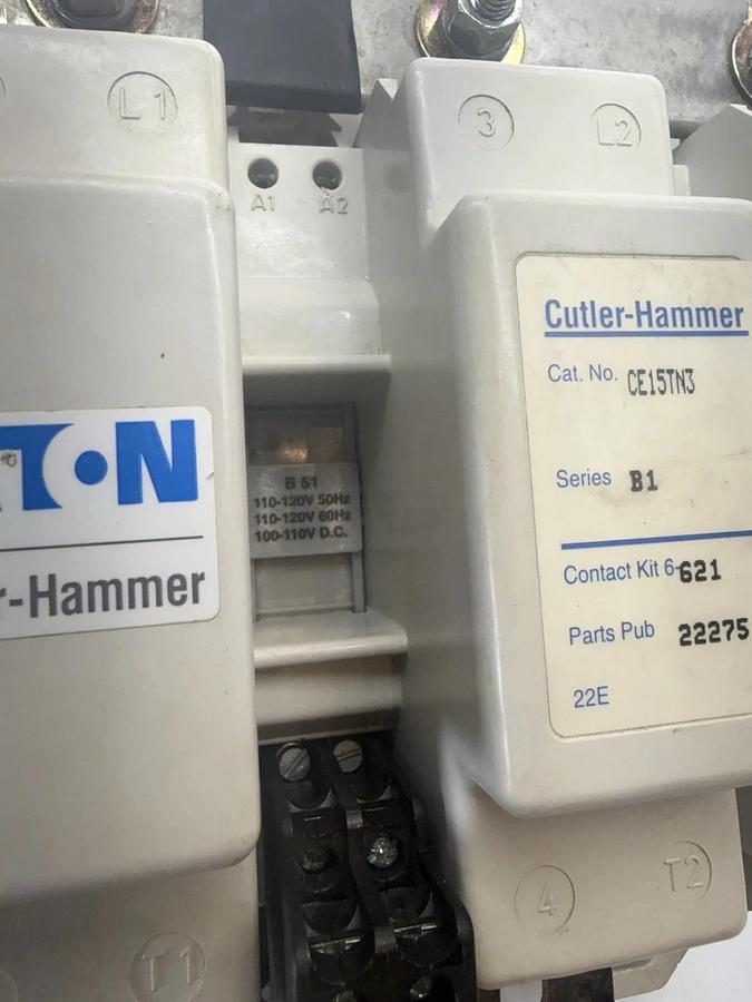 Cutler-Hammer CE15TN3 B1 Magnetic Contactor 600V, 420 Amp 120V coil 420A 1070503