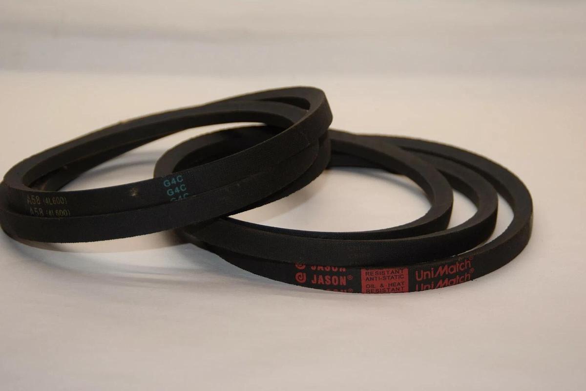 (NEW - Lot of 2) JASON A58 4L600 A584L600 UniMatch V-Belt