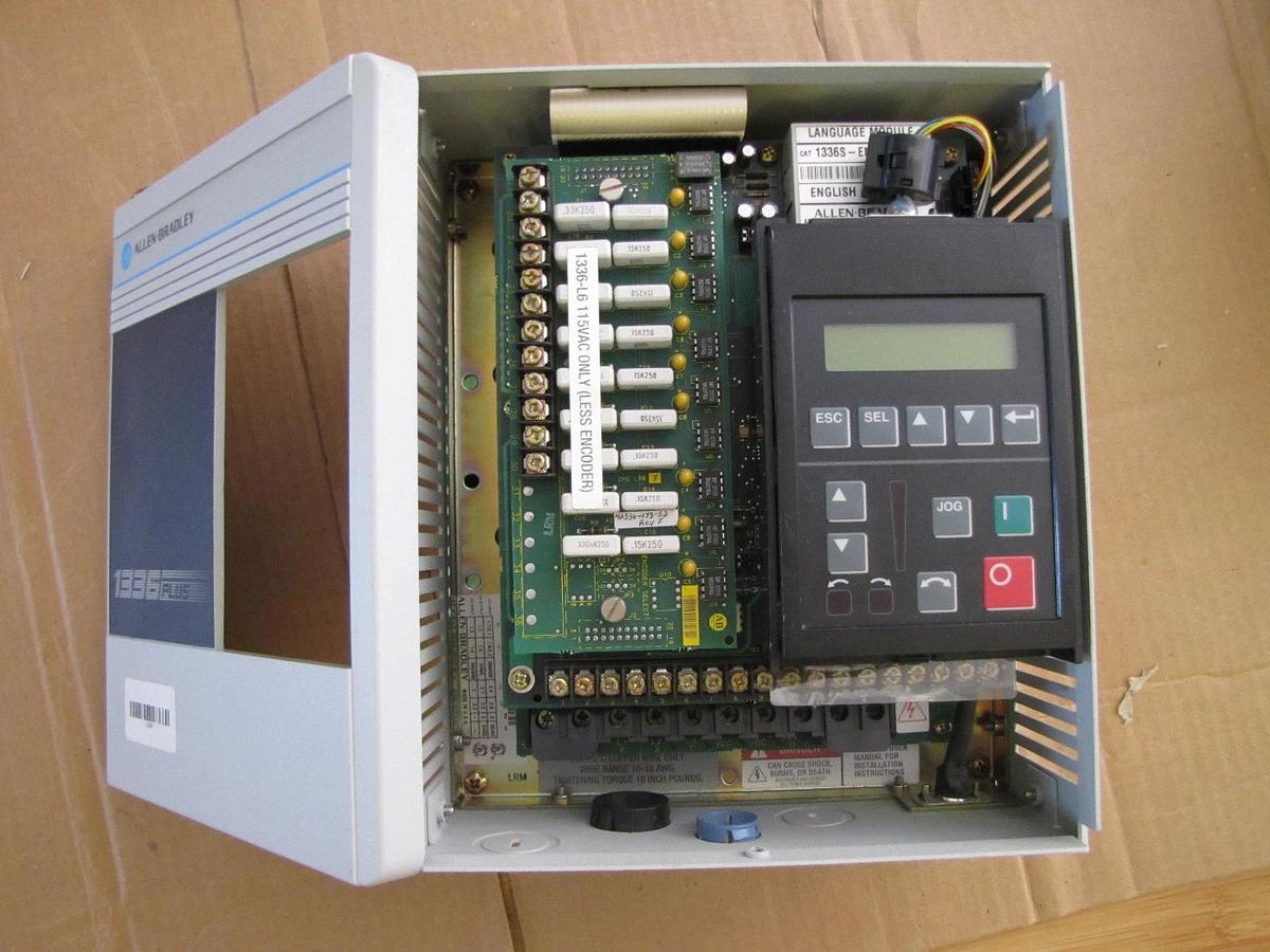 Used Allen Bradley 1336 Plus 1336S-BRF10-AA-EN-HA2-L6 Ser D 1336S-BRF10
