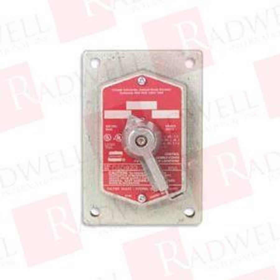 Used CROUSE HINDS DS666 NX SWITCH ENCLOSURE FOR HAZARDOUS LOCATIONS