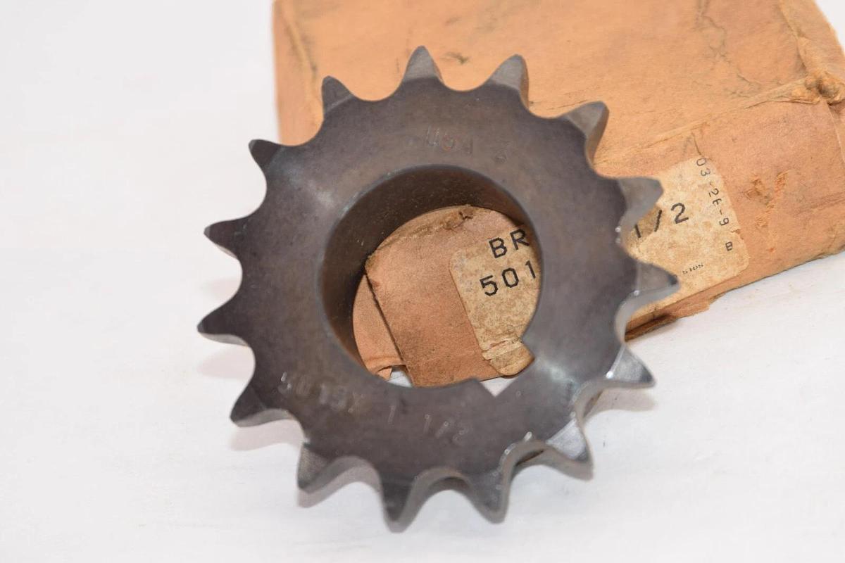 Browning 5015X1-1/2 50 15 Tooth Roller Chain Sprocket 1-1/2" 5015X1 1/2