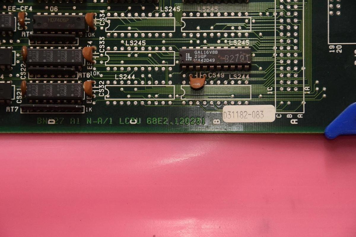Used HITACHI BW027 A1 N-A/1 LCPU 68E2.120231 D31182-083 CIRCUIT BOARD