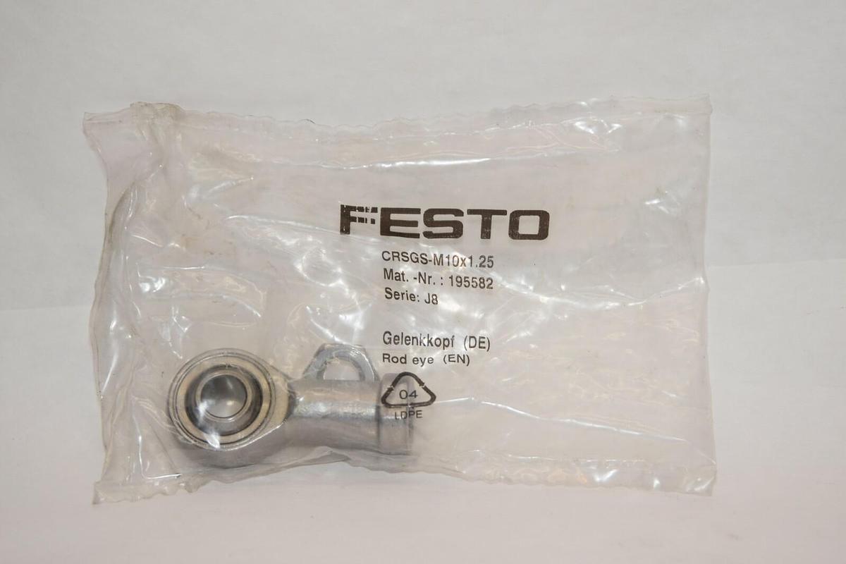 (NEW) FESTO CRSGS-M10x1.25 CRSGSM10x1.25 195582 Rod End