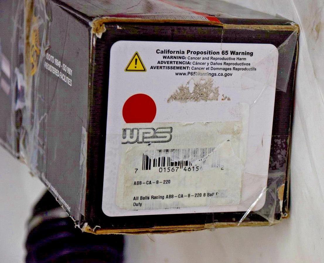 (NEW) ALL BALLS RACING AB8-CA-8-220 , AB8CA8220 8 Ball Extreme Duty Axle