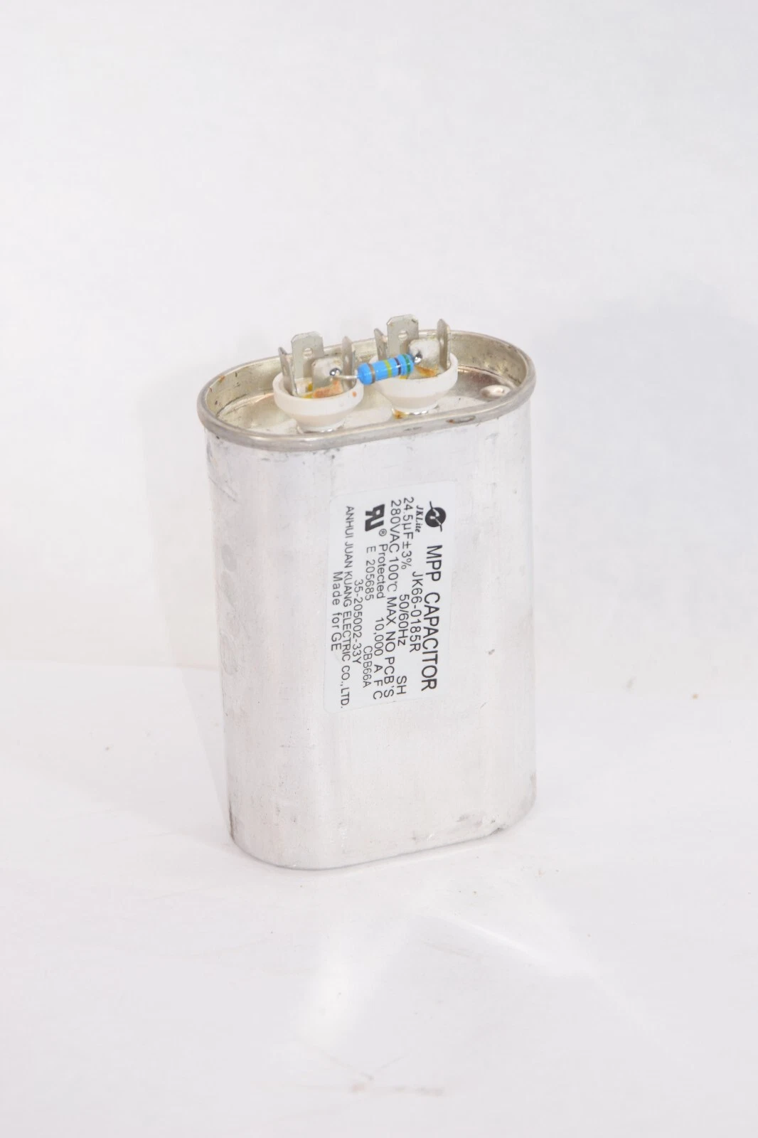 (NEW) JK LITE JK66-0185R JK660185R 280Vac 100°C 24.5uF MPP Capacitor