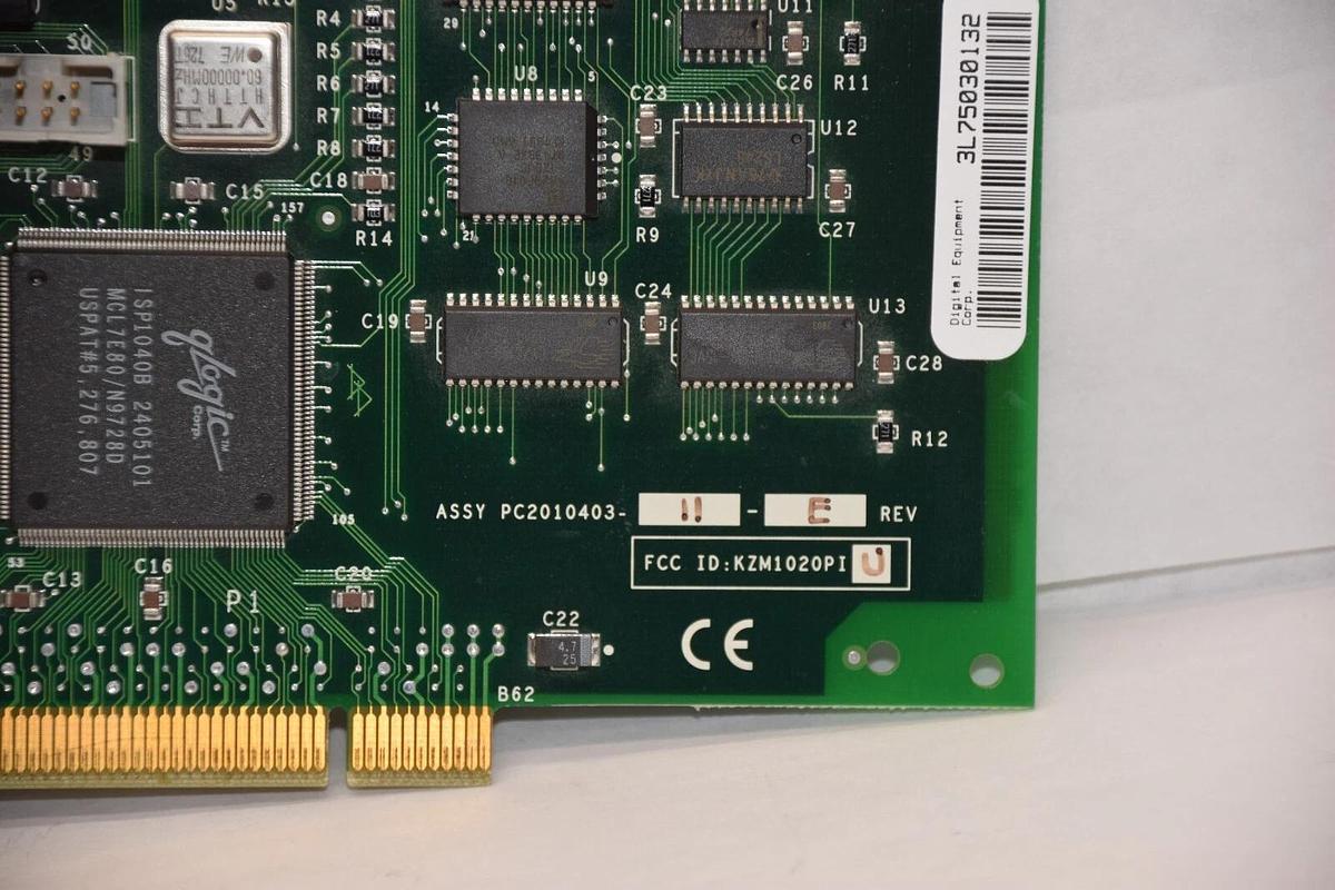 Used QLOGIC / DIGITAL EQUIPMENT CORP. PC201043-11 , KZPBR-CX Controller Board Card