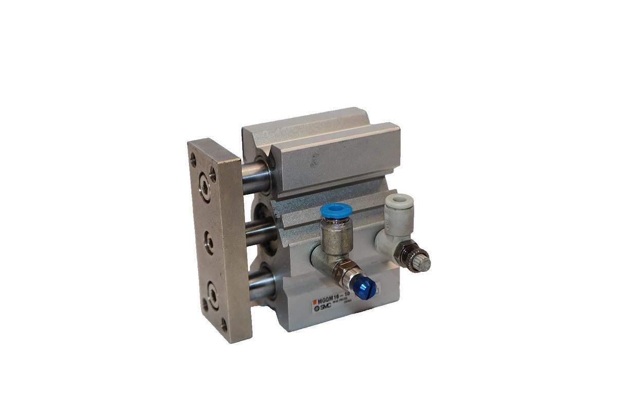 Used SMC MGQM16-10 , MGQM1610 1.0MPa Pneumatic Cylinder Slide Bearing