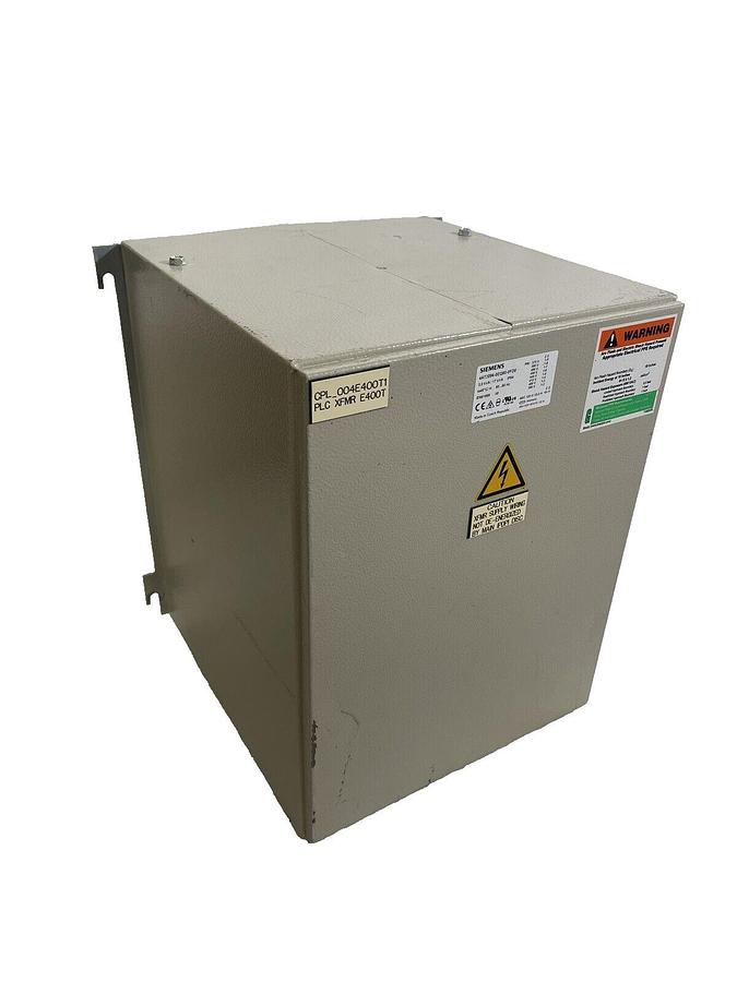 Used SIEMENS 4AT3096-0EQ80-0FD0 Transformer 380, 460, 480, 575, to 120v 3kva  17kva