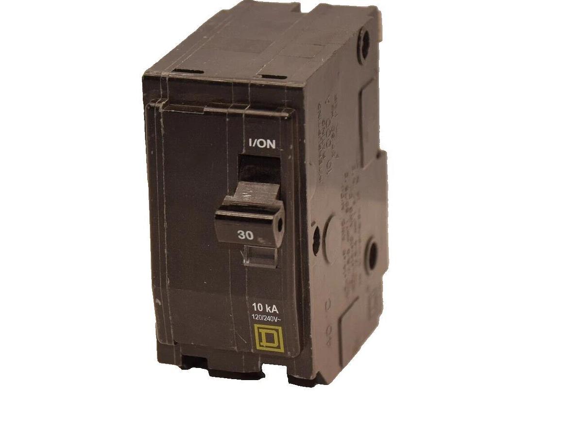Square D Breaker DW-7810 HACR QO 30A 30 Amp 2 Pole 2P 120/240v (New)
