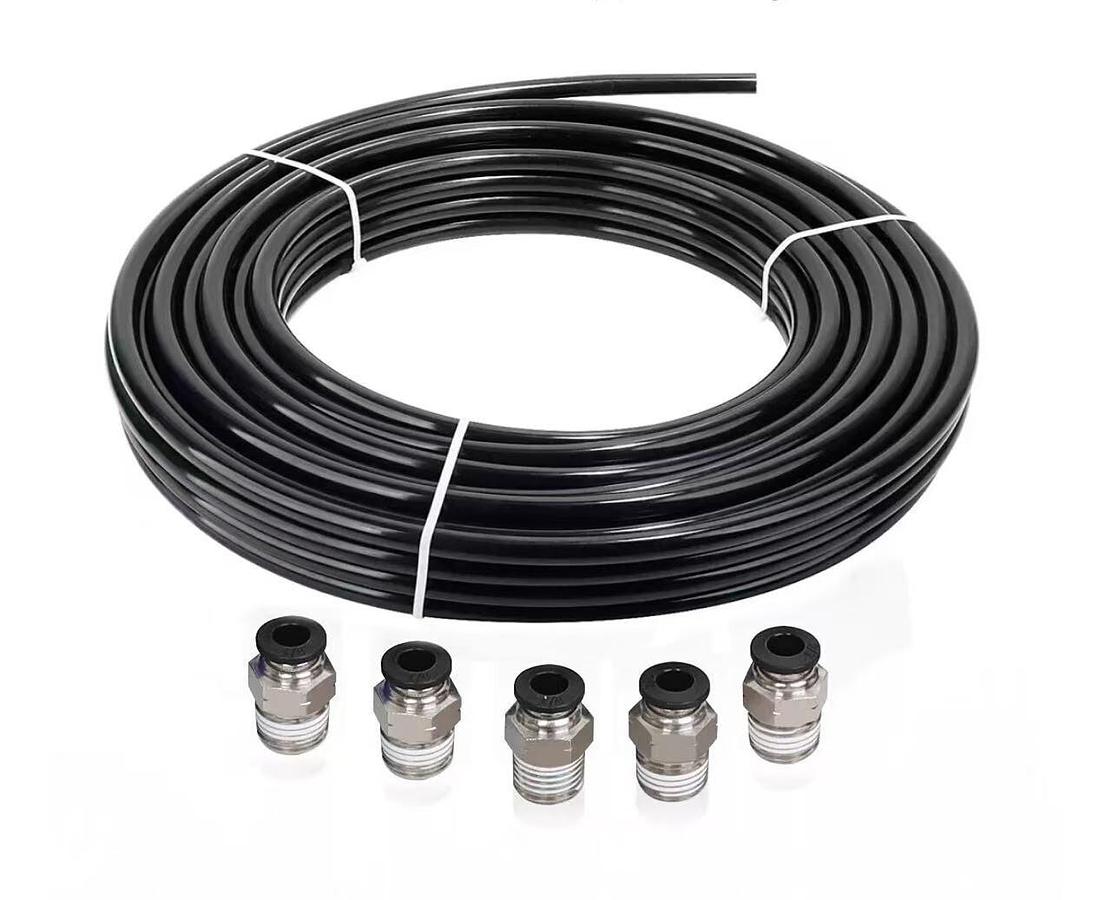 (NEW) TRIPLEX 5329152 3/8" NPT Stainless Steel S/S Flex 6" Long Hose Accessory