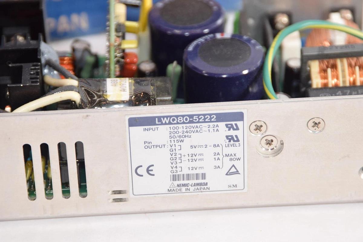 (NEW) NEMIC-LAMBDA LWQ80-5222 5Vdc Switching Regulator DC Power Supply