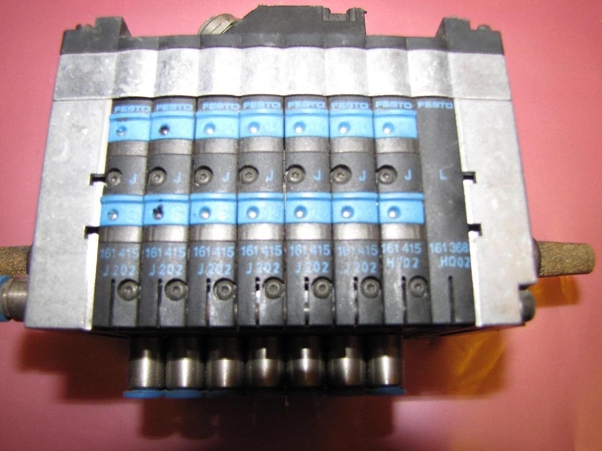 Used Festo Manifold Valve Assembly CPV10-GE-MP-8 CPV-10-VI 161 415 161 368