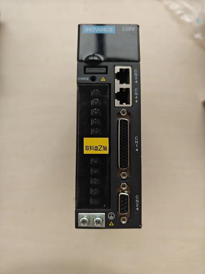 Used INOVANCE 220v IS620NS5R5I IS620NS5R51 Input 200-240V 3ph / 1ph Servo Drive