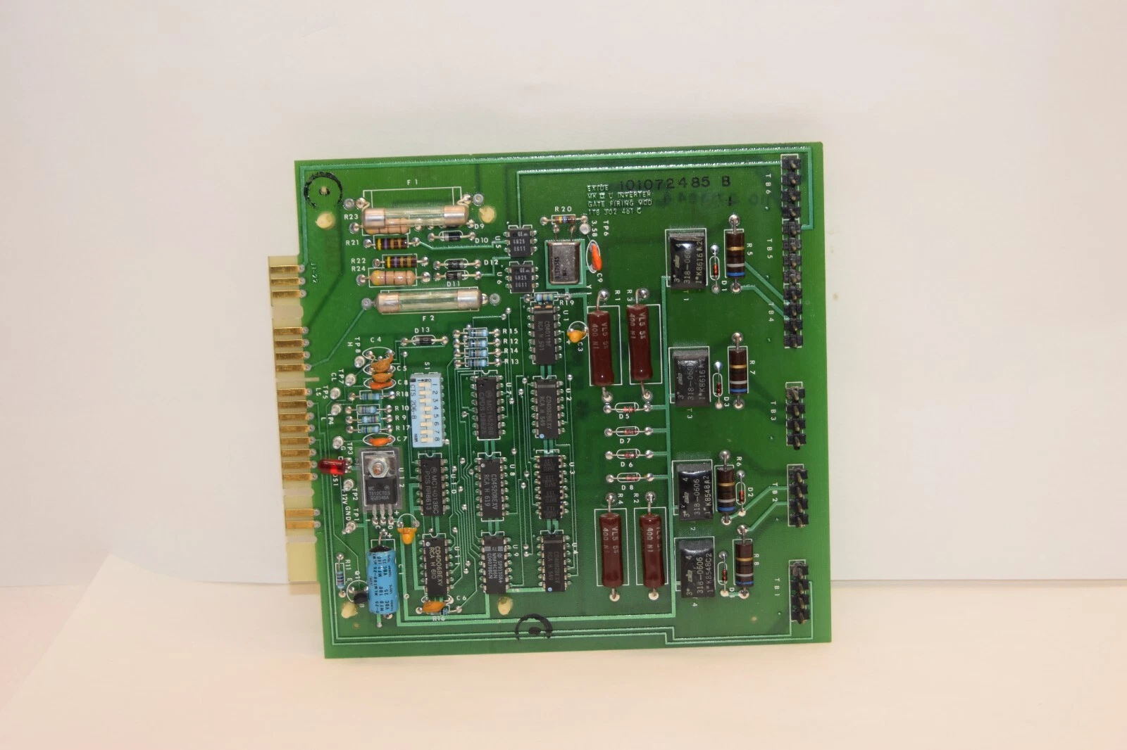 Used EXIDE 101072485B PCD 2V0 1186 MK II Inverter Gate Firing Mod PCB Assembly Board