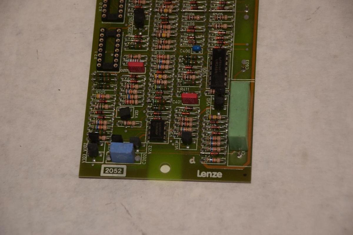 Used LENZE 2052 ANALOG BOARD CARD