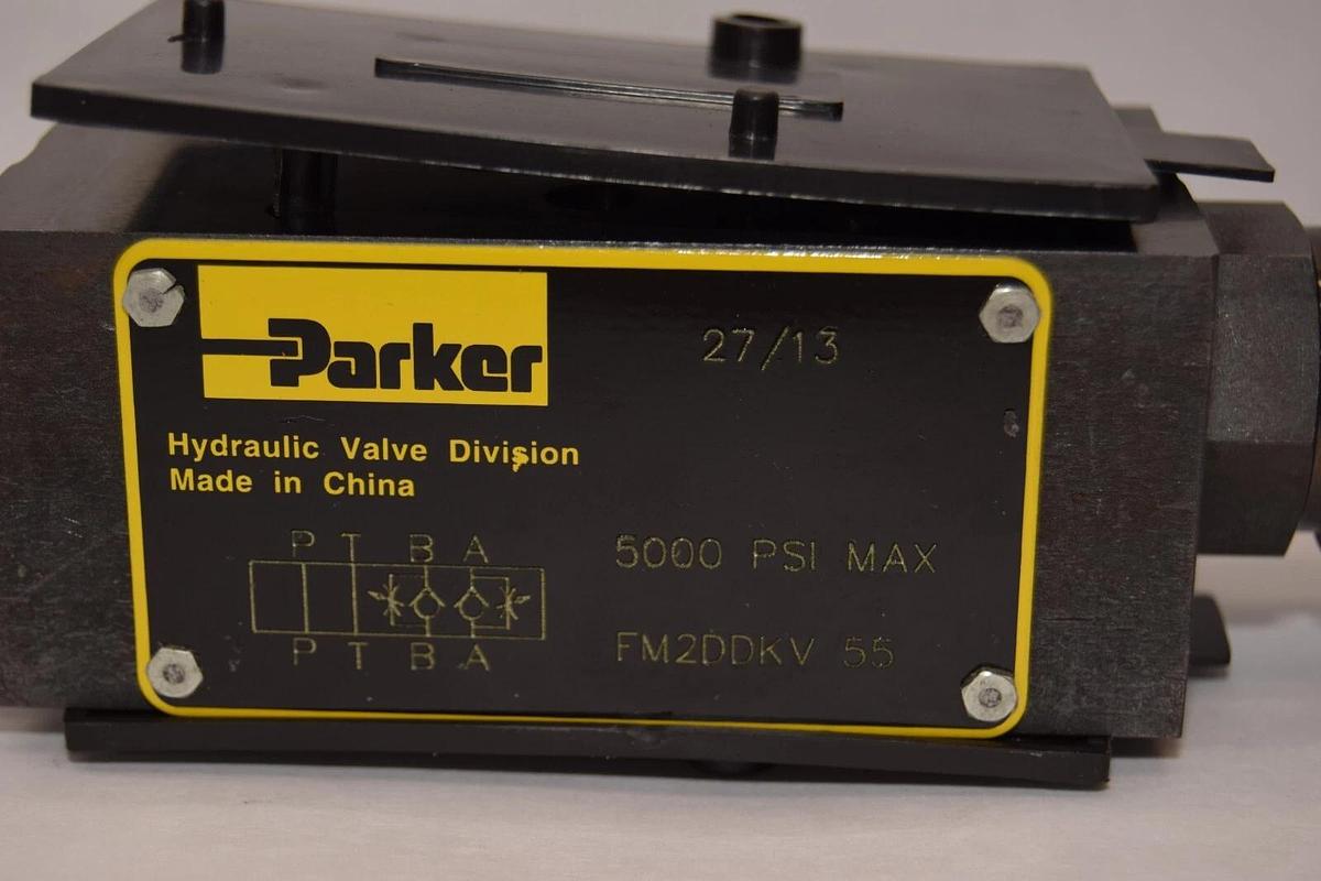 (NEW) PARKER FM2DDKV , FM2DDKV 55 5000psi Hydraulic Valve