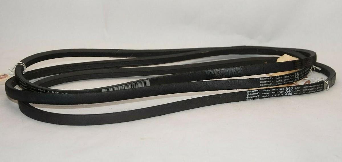 (NEW - Lot of 3) Contential A40 4L420 ContiTech HY-T Plus V-Belt